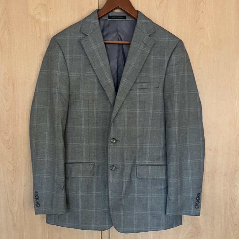 Calvin Klein Slim Fit Wool Blend Suit Jacket